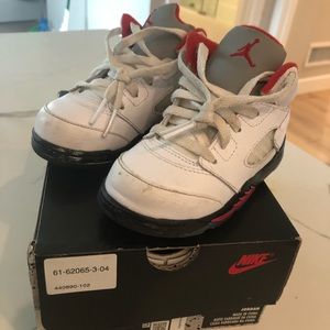 Air Jordan 5 retro td toddler 8c fire red